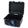 Pelican 1507 Air Case, Black with Blue Handle & Latches None (Case Only) ColorCase 015070-0000-110-120