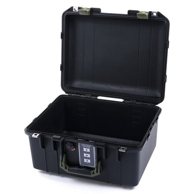 Pelican 1507 Air Case, Black with OD Green Handle & Latches None (Case Only) ColorCase 015070-0000-110-130