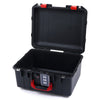 Pelican 1507 Air Case, Black with Red Handle & Latches None (Case Only) ColorCase 015070-0000-110-320