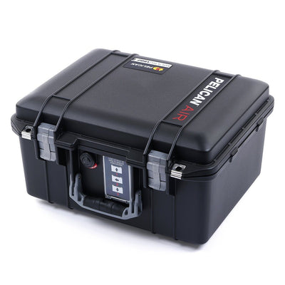 Pelican 1507 Air Case, Black with Silver Handle & Latches ColorCase