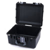 Pelican 1507 Air Case, Black with Silver Handle & Latches None (Case Only) ColorCase 015070-0000-110-180