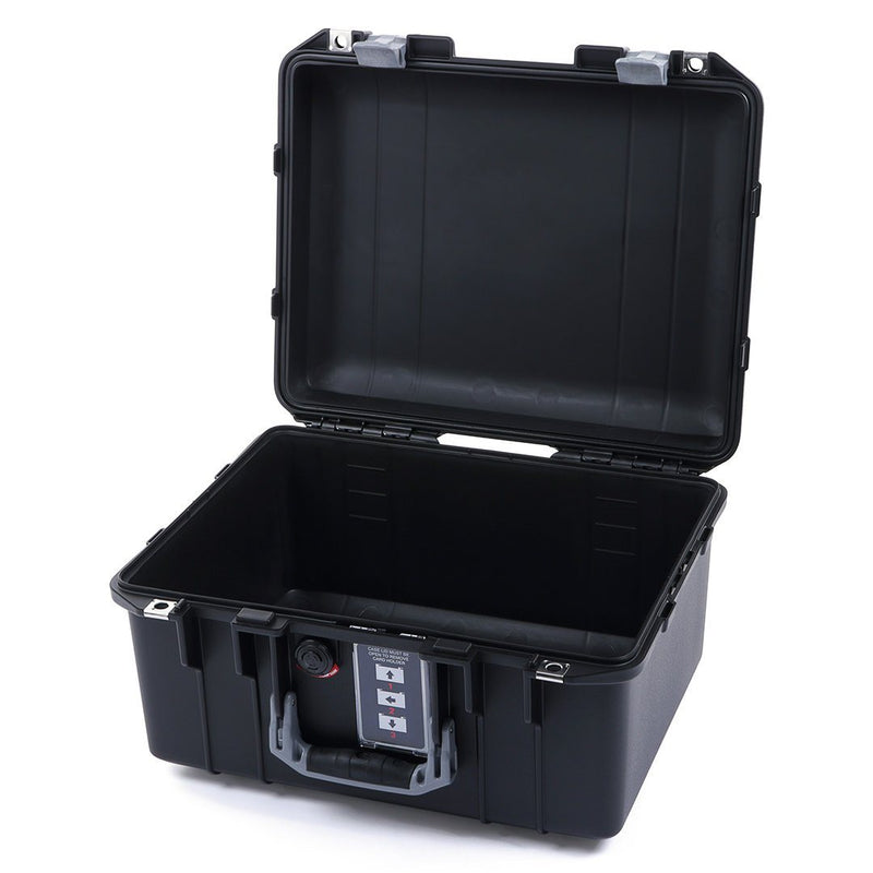 Pelican 1507 Air Case, Black with Silver Handle & Latches ColorCase 