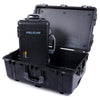 Pelican 1510 & 1650 Case Bundle, Black with Silver Handles & Latches ColorCase