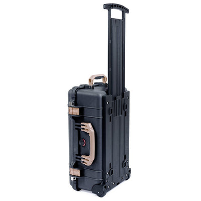 Pelican 1510 Case, Black with Desert Tan Handles & Latches ColorCase