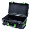 Pelican 1510 Case, Black with Lime Green Handles & Latches None (Case Only) ColorCase 015100-0000-110-300