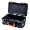 Pelican 1510 Case, Black with Orange Handles & Latches None (Case Only) ColorCase 015100-0000-110-150