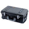 Pelican 1510 Case, Black with Silver Handles & Latches ColorCase