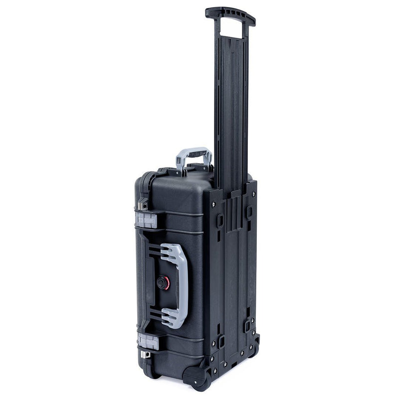 Pelican 1510 Case, Black with Silver Handles & Latches ColorCase 