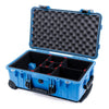 Pelican 1510 Case, Blue with Black Handles & Latches TrekPak Divider System with Convolute Lid Foam ColorCase 015100-0020-120-110