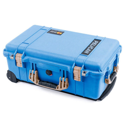 Pelican 1510 Case, Blue with Desert Tan Handles & Latches ColorCase