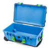 Pelican 1510 Case, Blue with Lime Green Handles & Latches None (Case Only) ColorCase 015100-0000-120-300