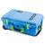 Pelican 1510 Case, Blue with Lime Green Handles & Latches ColorCase 
