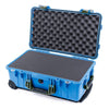 Pelican 1510 Case, Blue with OD Green Handles & Latches Pick & Pluck Foam with Convolute Lid Foam ColorCase 015100-0001-120-130
