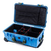 Pelican 1510 Case, Blue with OD Green Handles & Latches TrekPak Divider System with Computer Pouch ColorCase 015100-0220-120-130
