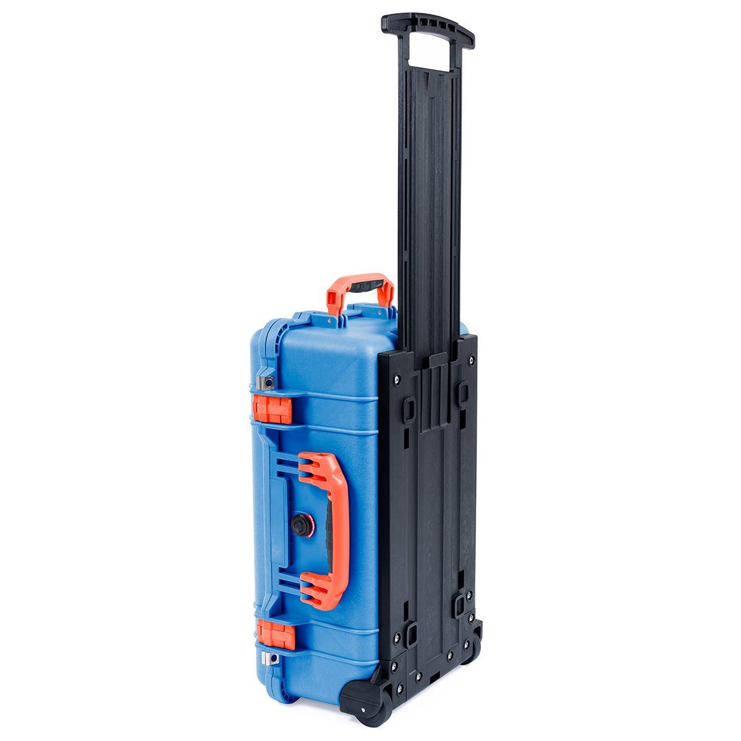Pelican 1510 Case, Blue with Orange Handles &amp; Latches ColorCase 