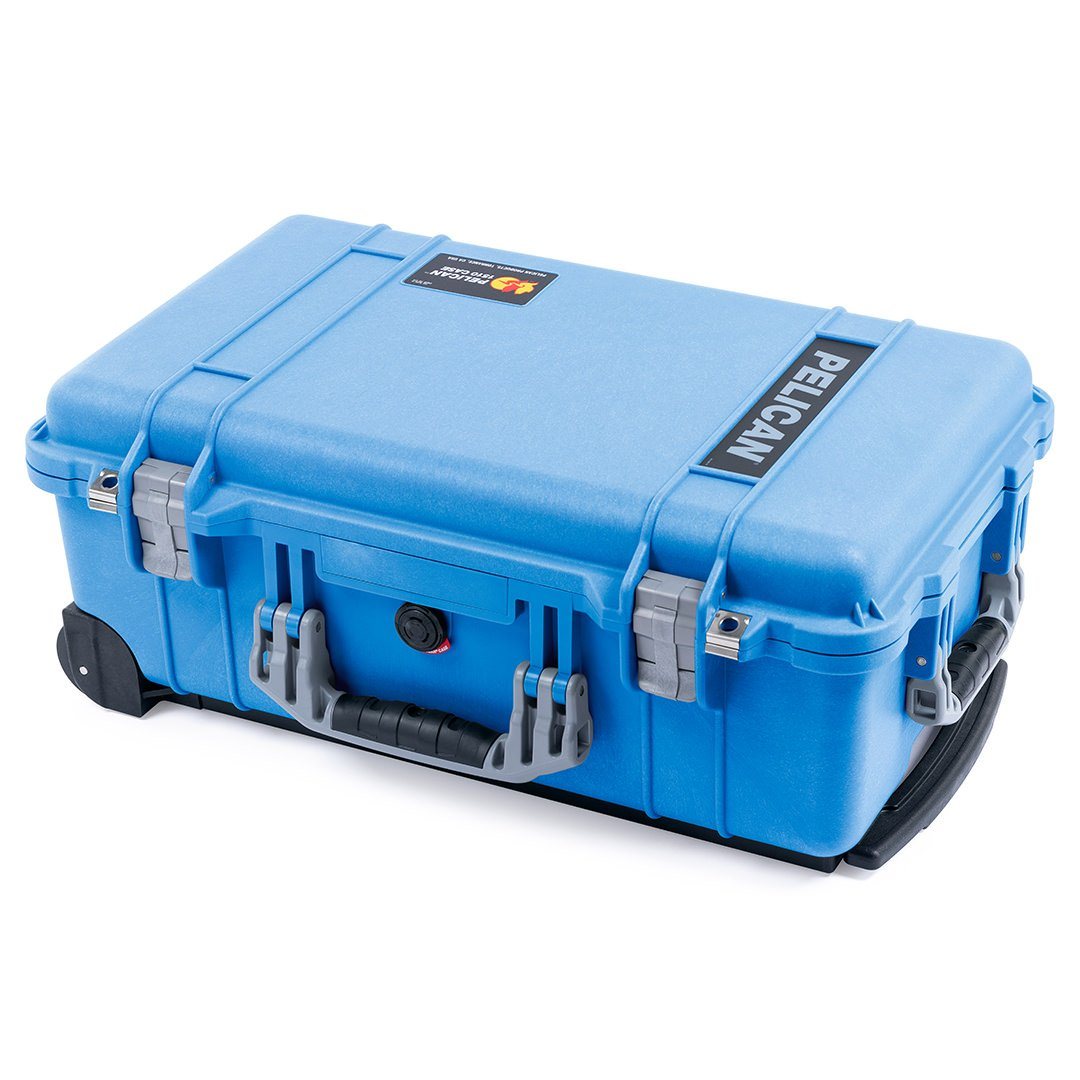 Pelican 1510 Case, Blue with Silver Handles &amp; Latches ColorCase 