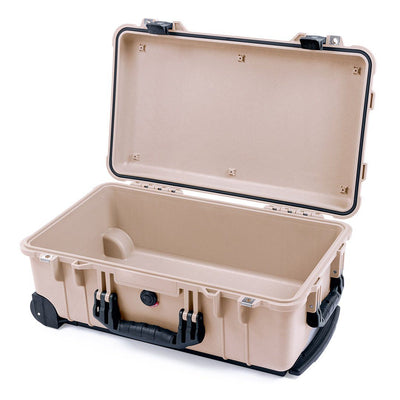 Pelican 1510 Case, Desert Tan with Black Handles & Latches None (Case Only) ColorCase 015100-0000-310-110
