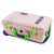 Pelican 1510 Case, Desert Tan with Lime Green Handles & Latches ColorCase 