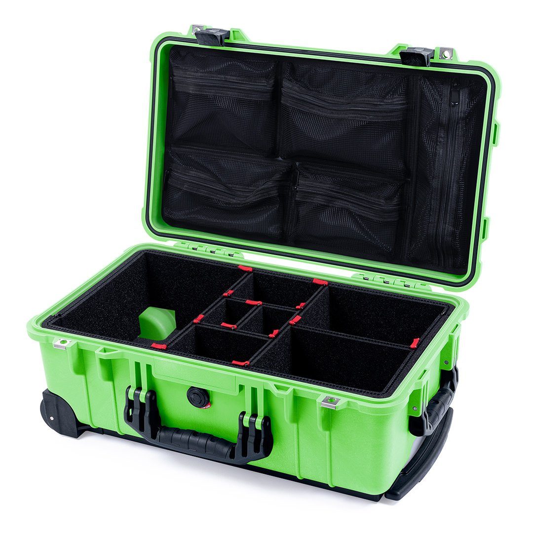 Pelican 1510 Case, Lime Green with Black Handles & Latches