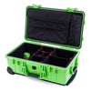 Pelican 1510 Case, Lime Green TrekPak Divider System with Computer Pouch ColorCase 015100-0220-300-300
