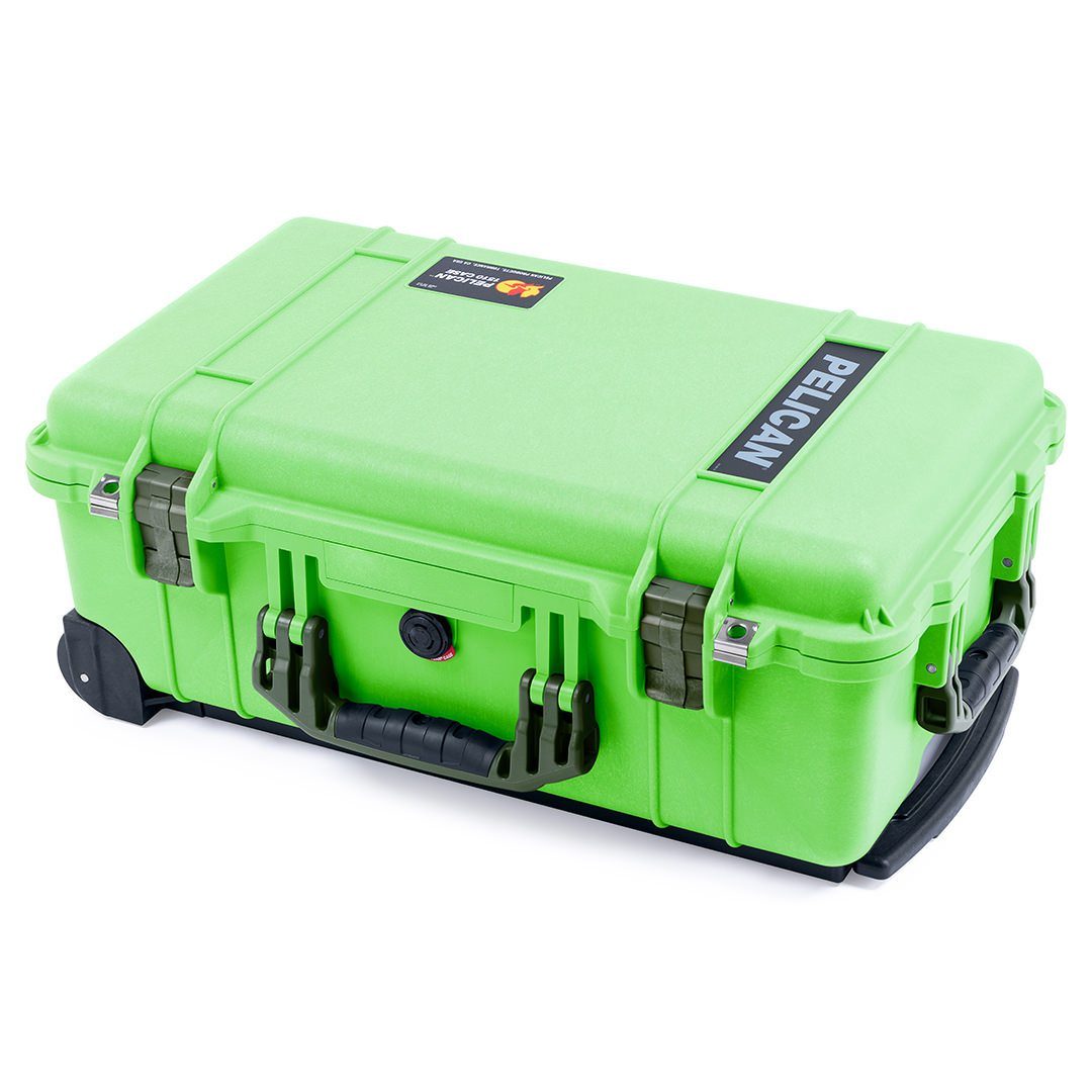 Pelican 1510 Case, Lime Green with OD Green Handles &amp; Latches ColorCase 