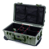 Pelican 1510 Case, OD Green TrekPak Divider System with Mesh Lid Organizer ColorCase 015100-0120-130-130