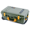 Pelican 1510 Case, OD Green with Yellow Handles & Latches ColorCase