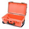 Pelican 1510 Case, Orange with OD Green Handles & Latches None (Case Only) ColorCase 015100-0000-150-130