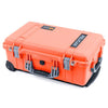 Pelican 1510 Case, Orange with Silver Handles & Latches ColorCase