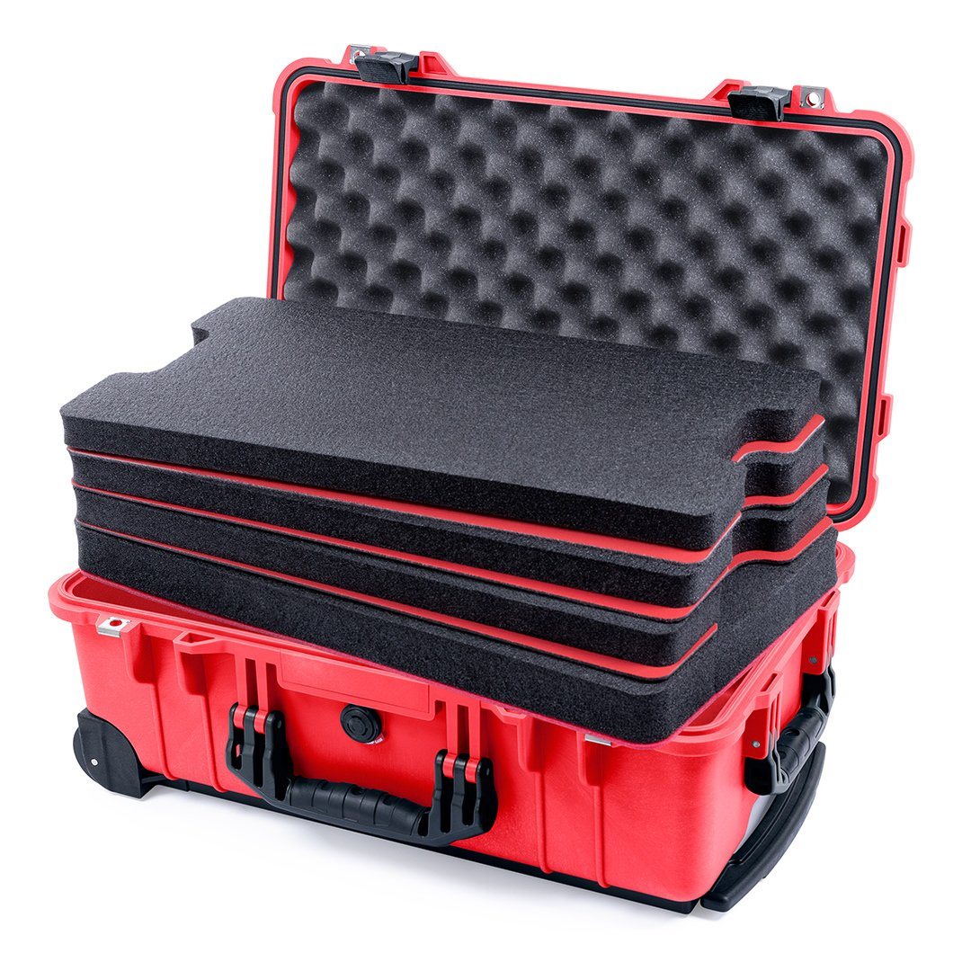Pelican 1510 Case, Red with Black Handles & Latches - ColorCase