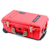 Pelican 1510 Case, Red with Desert Tan Handles & Latches ColorCase