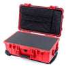 Pelican 1510 Case, Red Pick & Pluck Foam with Computer Pouch ColorCase 015100-0201-320-320