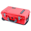 Pelican 1510 Case, Red with Silver Handles & Latches ColorCase