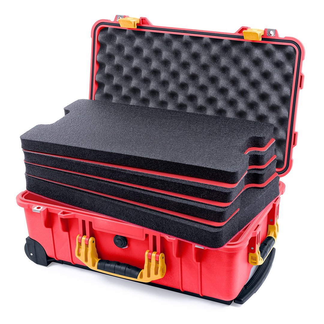 Pelican 1510 Case, Black with Desert Tan Handles & Latches