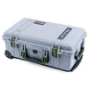 Pelican 1510 Case, Silver with OD Green Handles & Latches ColorCase