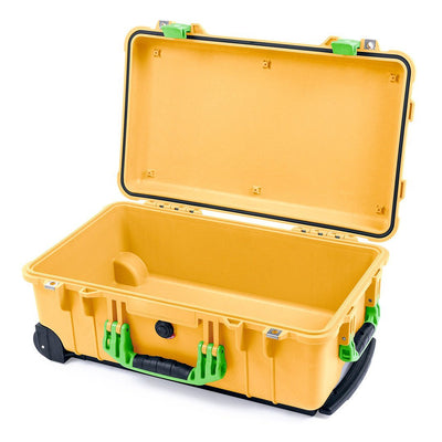 Pelican 1510 Case, Yellow with Lime Green Handles & Latches None (Case Only) ColorCase 015100-0000-240-300