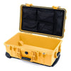 Pelican 1510 Case, Yellow Mesh Lid Organizer Only ColorCase 015100-0100-240-240