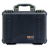 Pelican 1520 Case, Black with OD Green Handle & Latches ColorCase