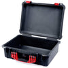 Pelican 1520 Case, Black with Red Handle & Latches None (Case Only) ColorCase 015200-0000-110-320