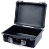 Pelican 1520 Case, Black with Silver Handle & Latches None (Case Only) ColorCase 015200-0000-110-180