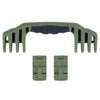Pelican 1520 Replacement Handle & Latches, OD Green (Set of 1 Handle, 2 Latches) ColorCase