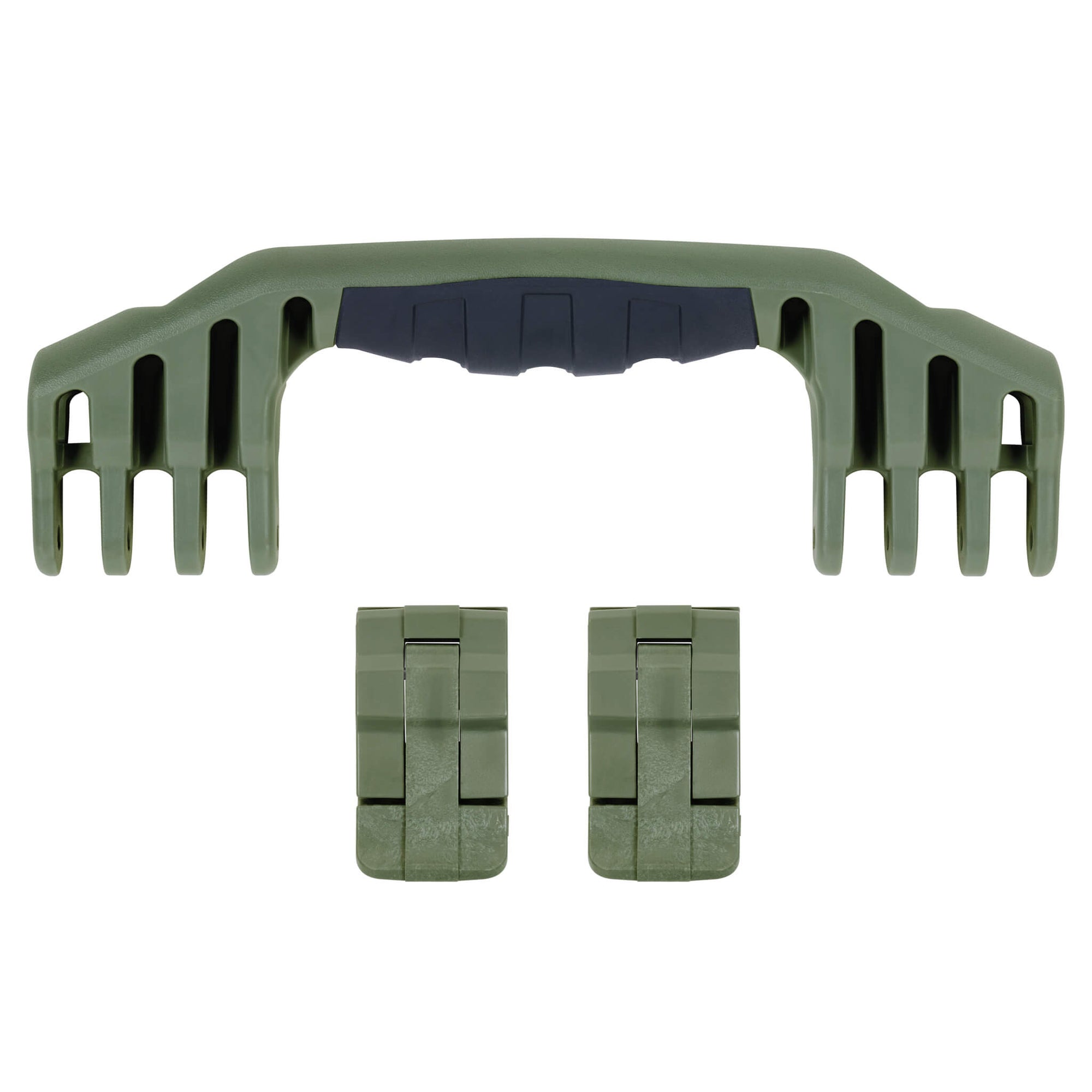 Pelican 1520 Replacement Handle & Latches, OD Green (Set of 1 Handle, 2 Latches) ColorCase 
