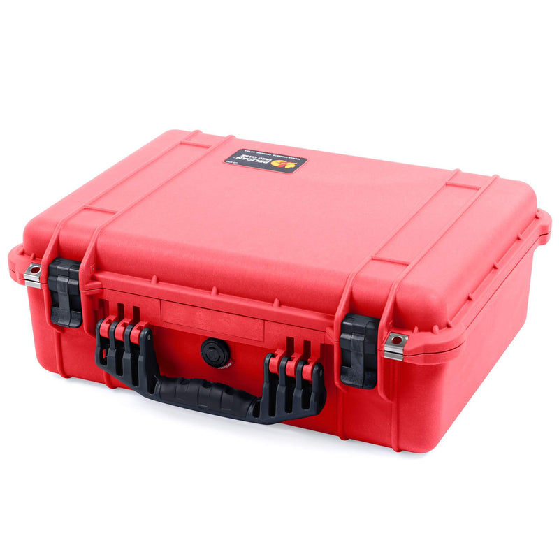 Pelican 1520 Case, Red with Black Handle & Latches ColorCase 