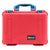 Pelican 1520 Case, Red with Blue Handle & Latches ColorCase 