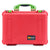 Pelican 1520 Case, Red with Lime Green Handle & Latches ColorCase 