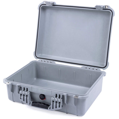 Pelican 1520 Case, Silver None (Case Only) ColorCase 015200-0000-180-180