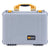 Pelican 1520 Case, Silver with Yellow Handle & Latches ColorCase 