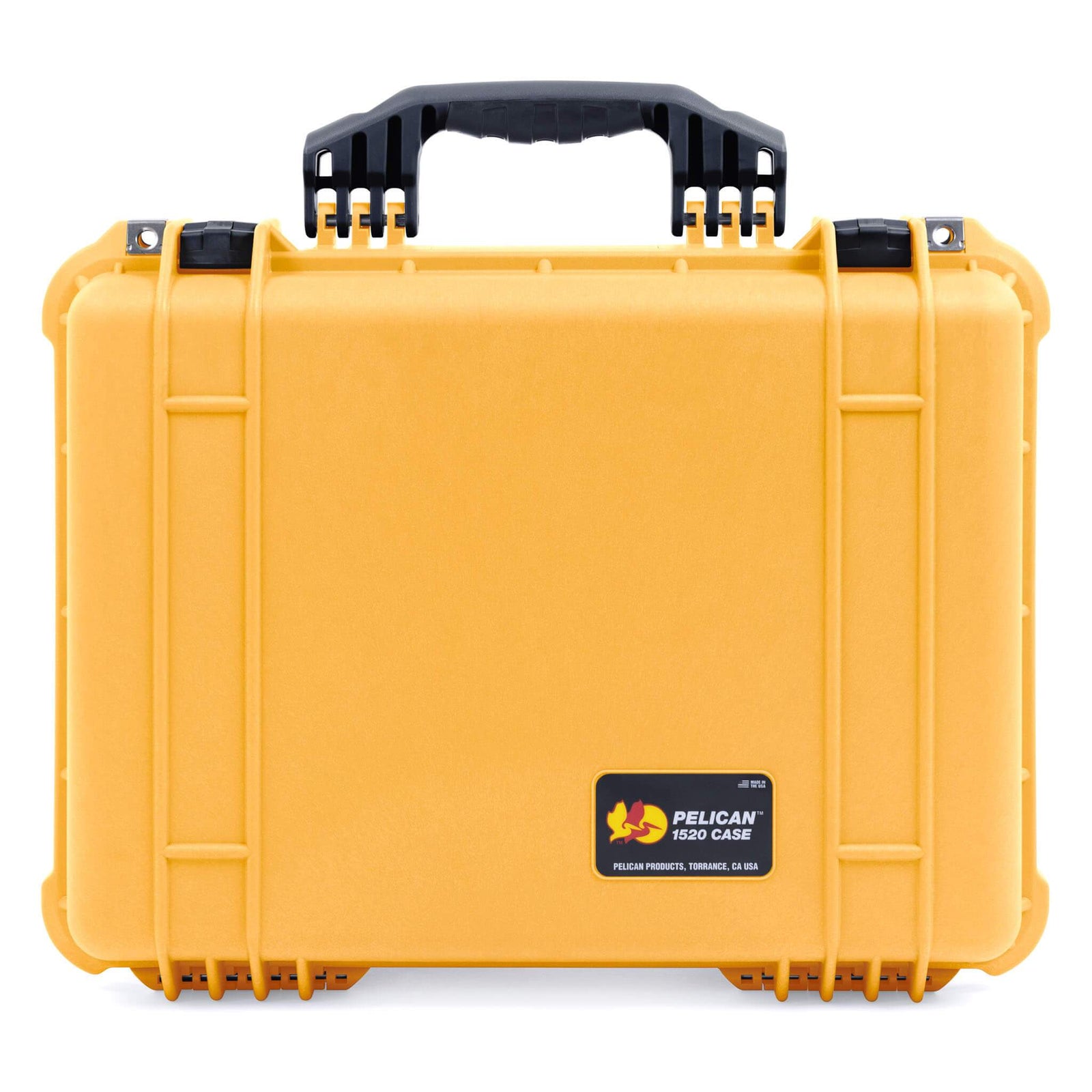 Pelican 1520 Case, Yellow with Black Handle & Latches ColorCase 