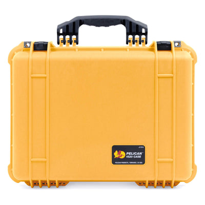 Pelican 1520 Case, Yellow with Black Handle & Latches ColorCase