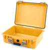 Pelican 1520 Case, Yellow with Desert Tan Handle & Latches None (Case Only) ColorCase 015200-0000-240-310
